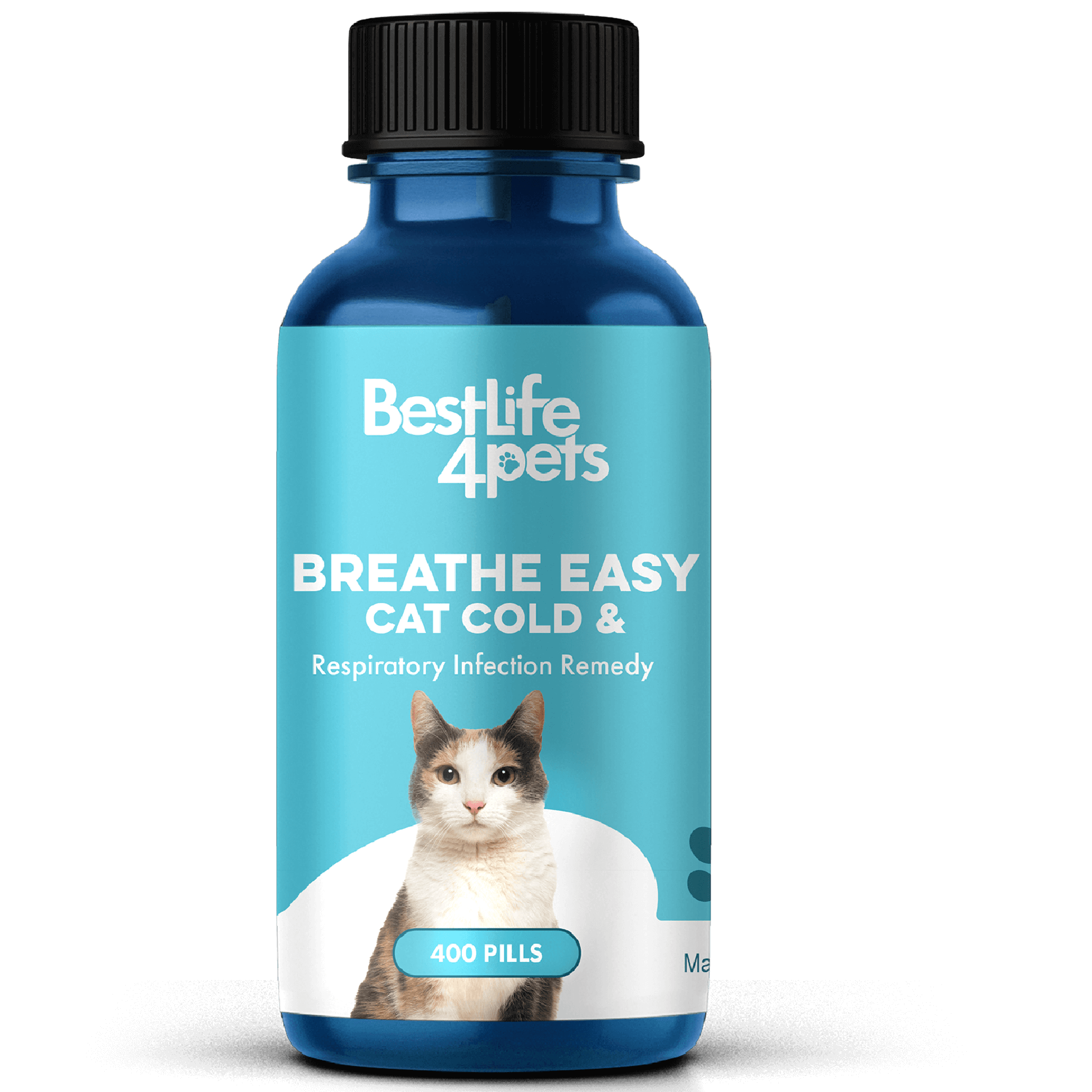 Breathe Easy for Cats - Respiratory Support for Asthma, Cat Cold and Sneezing BestLife4Pets 