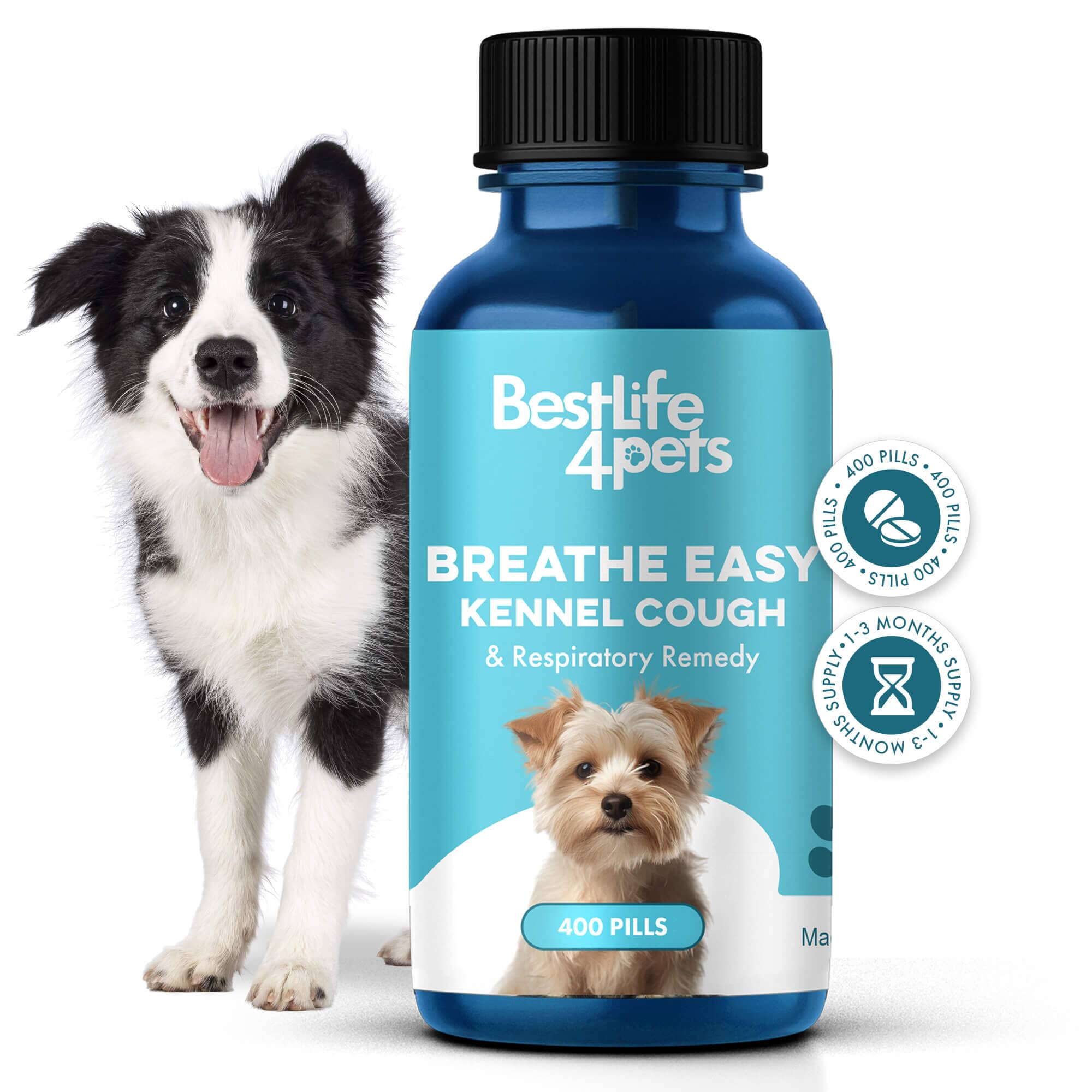 Breathe Easy for Dogs - Kennel Cough & Respiratory Support Remedy BestLife4Pets 