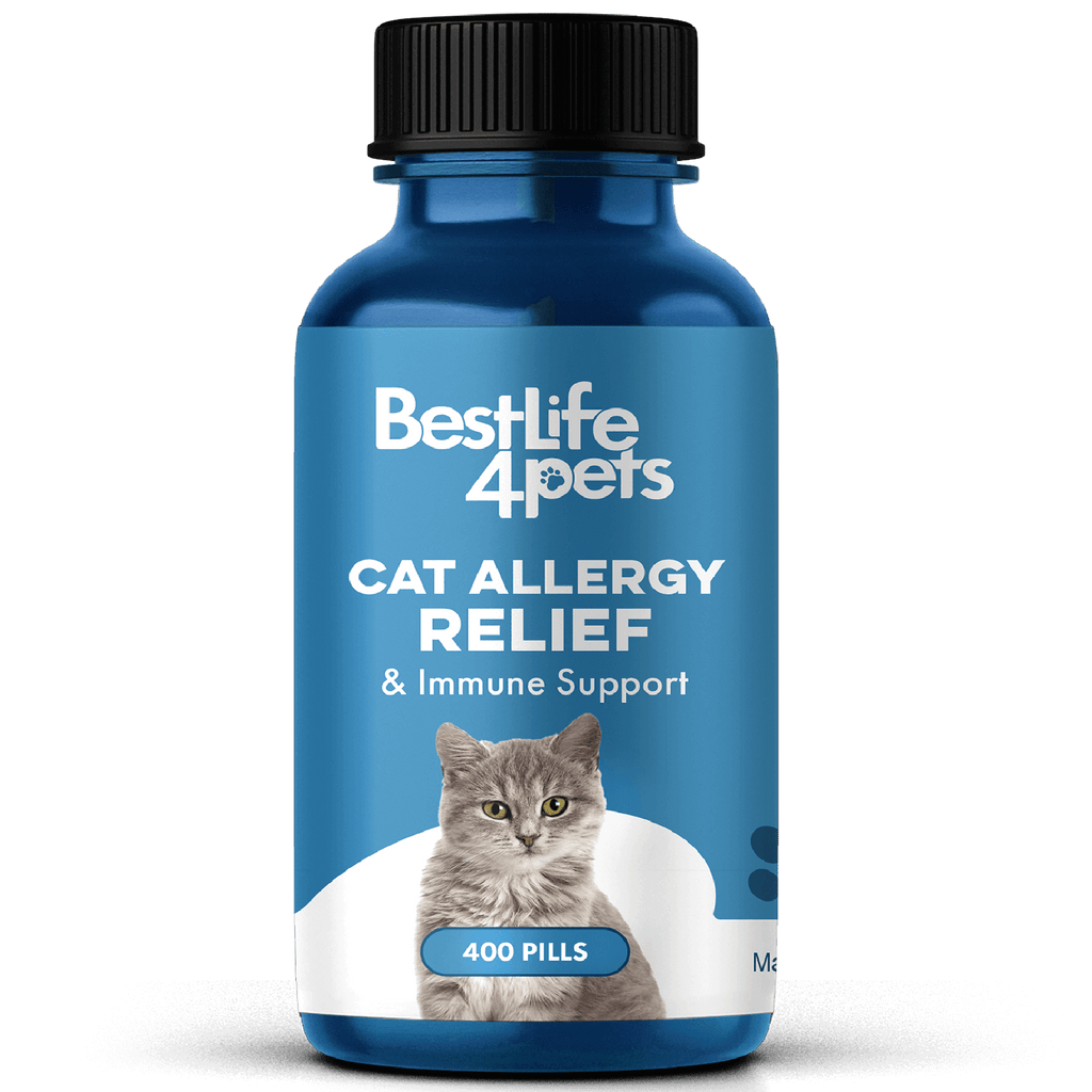 Natural Cat Allergy and Immunity Support Supplement BestLife4Pets