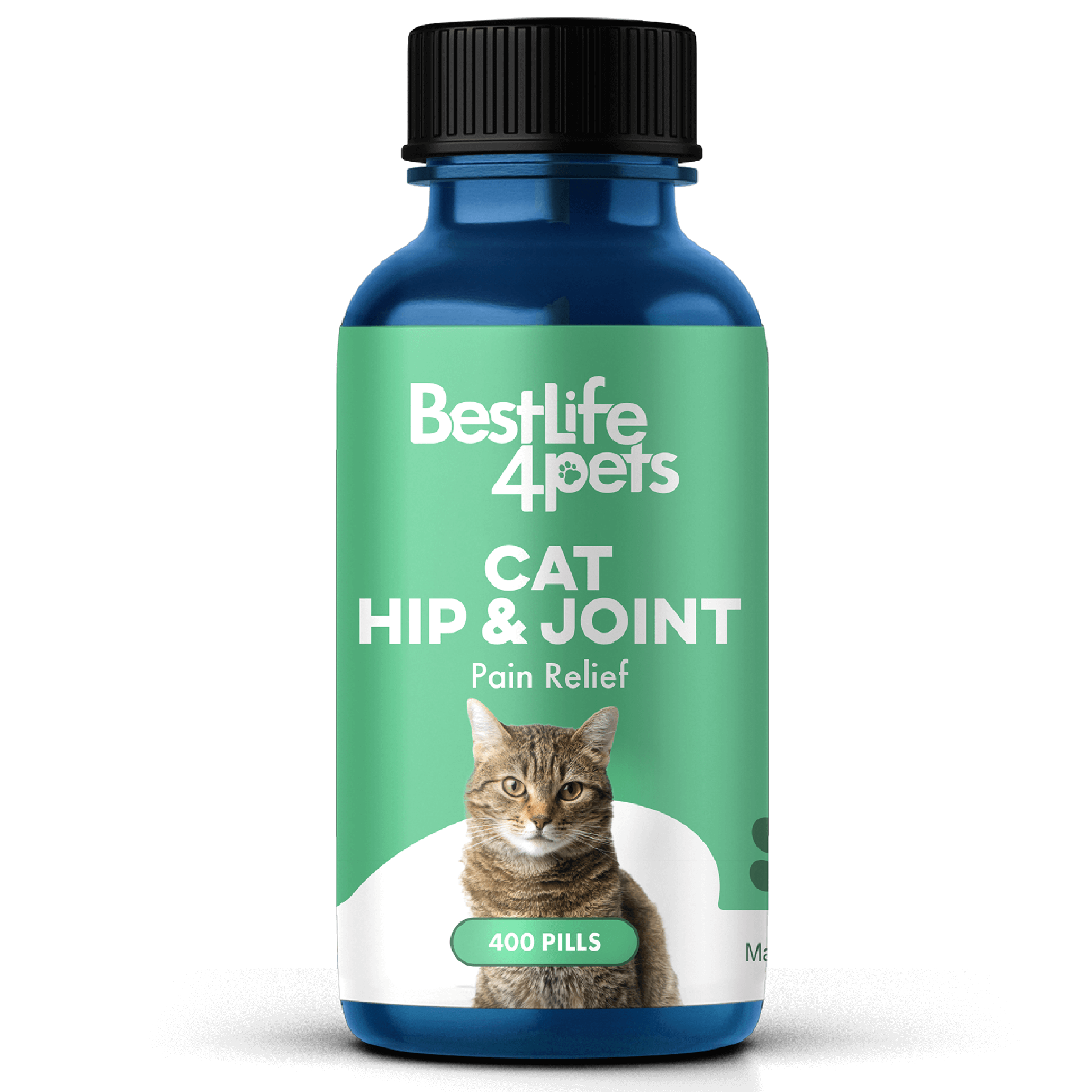 Cat Hip and Joint Pain Relief - Effective Anti-inflammatory and Arthritis Pain Medicine BestLife4Pets 