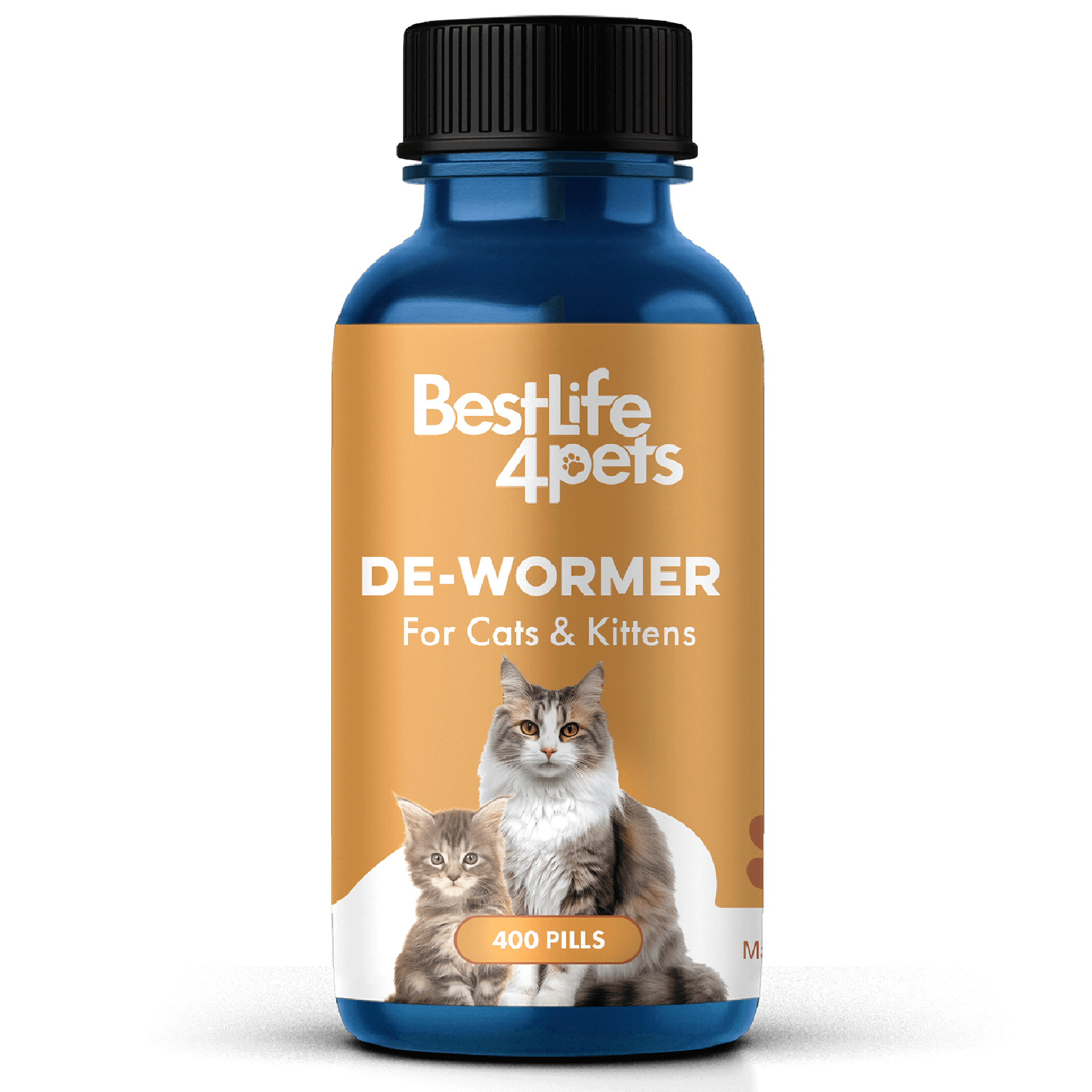 Homeopathic Broad Spectrum Dewormer for Cats & Kittens BestLife4Pets 