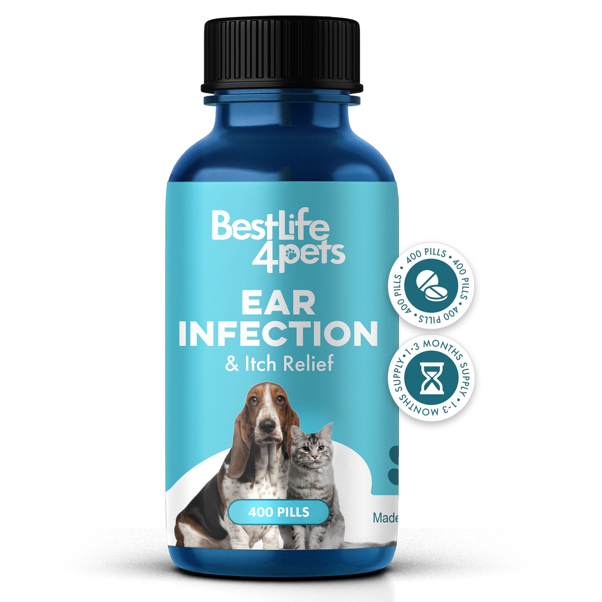 Dog Ear Health & Infection Relief Bundle (Ear Infections, Itching, Redness) BestLife4Pets 