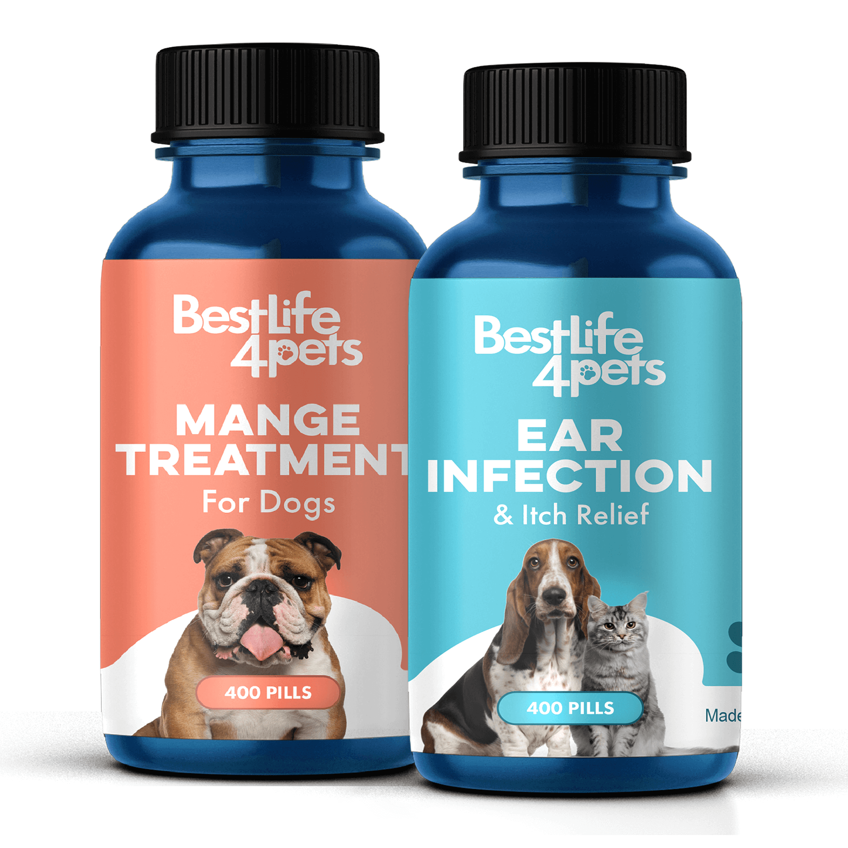 Dog Ear and Skin Mite Bundle BestLife4Pets 