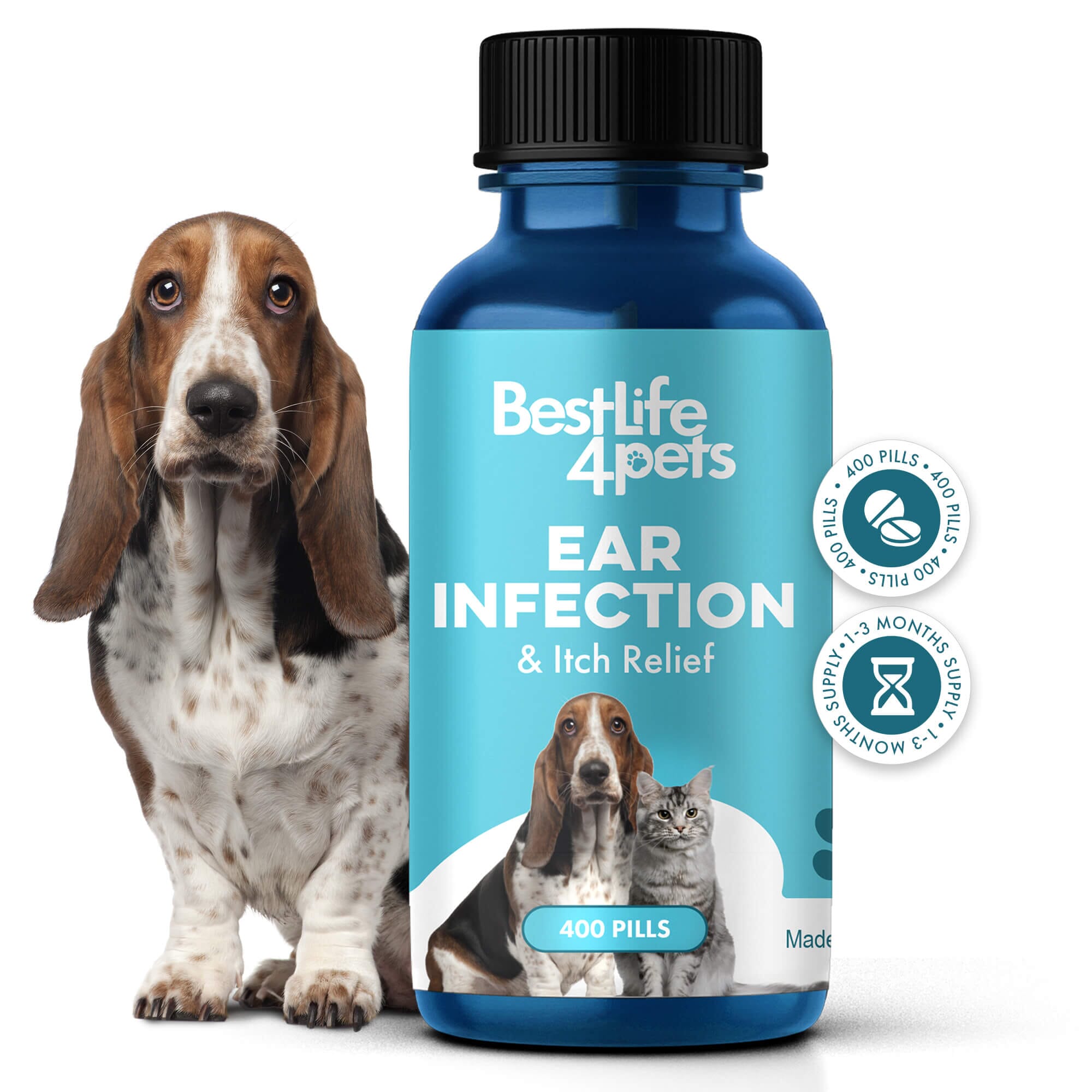 Ear Infection & Itch Relief for Dogs and Cats BestLife4Pets 