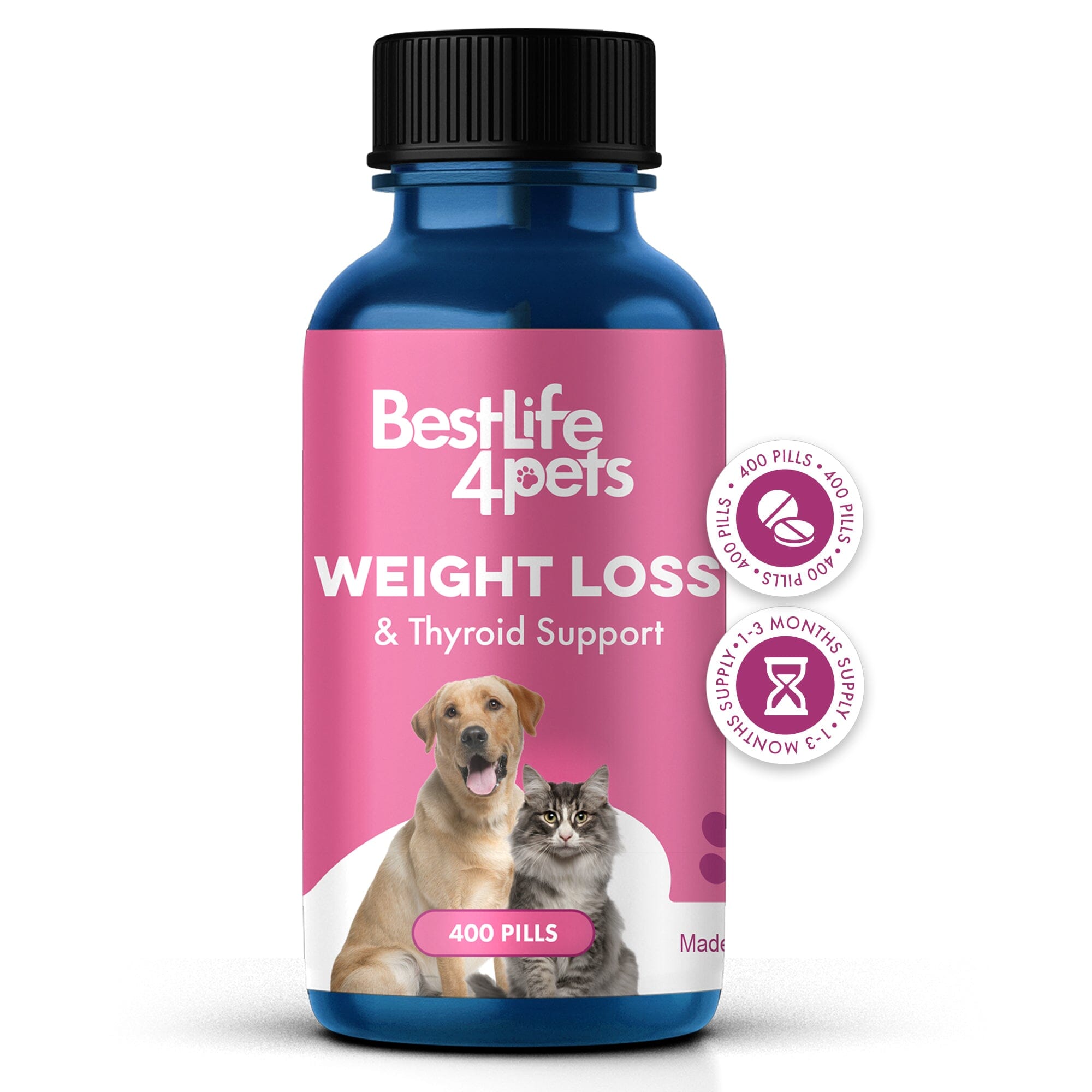 Dog Weight Loss & Hypothyroid Support Bundle (Weight Loss, Thyroid Health) BestLife4Pets 