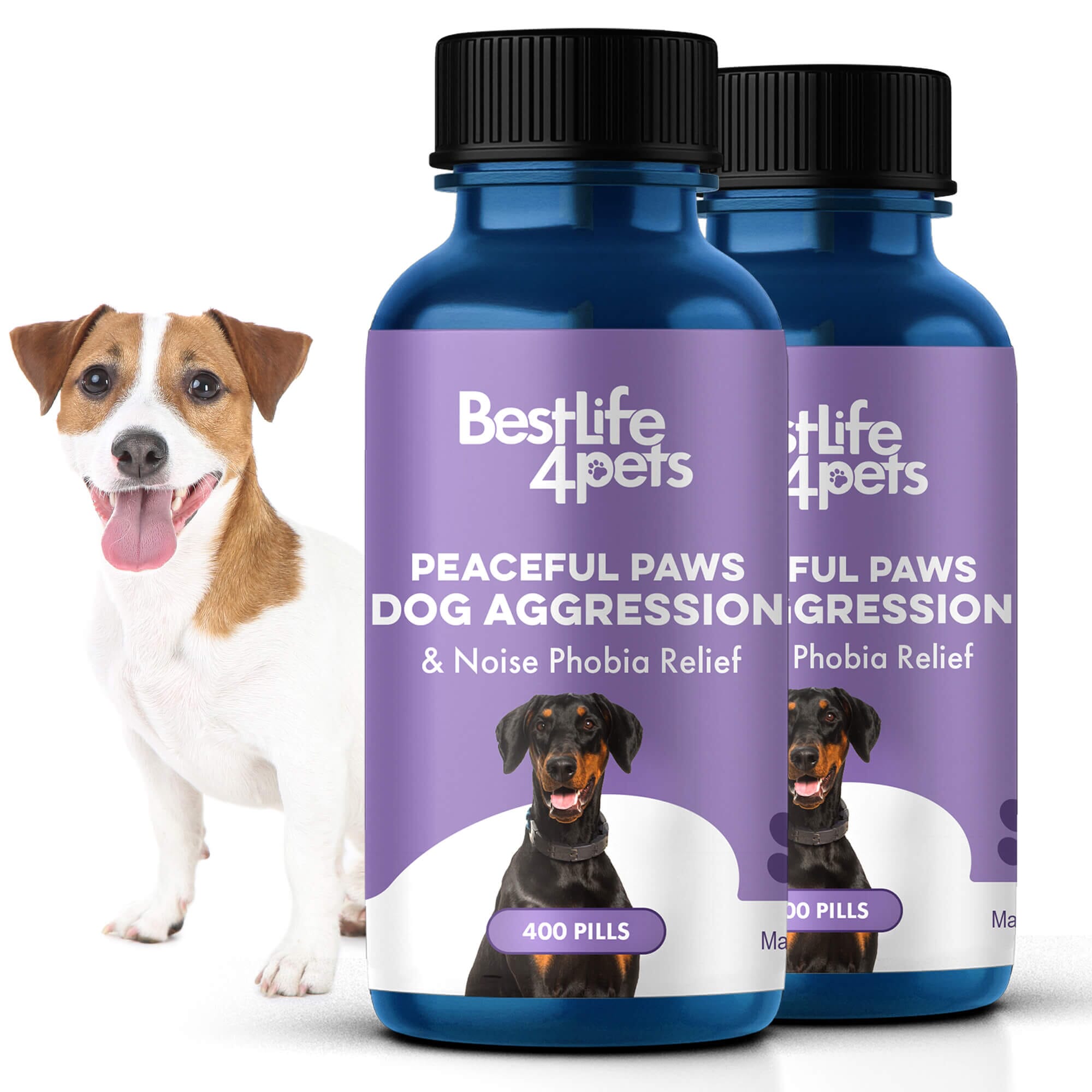 Peaceful Paws Dog Aggression Management and Noise Phobia Remedy BestLife4Pets 