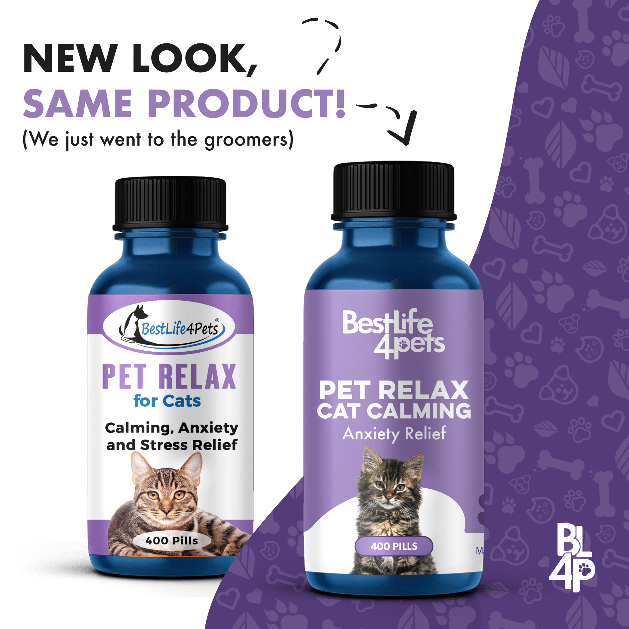 Pet Relax Anxiety and Stress Relief for Cats BestLife4Pets 