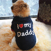 Love Daddy Mommy Hoodie by Furr Baby Gifts Furr Baby Gifts 