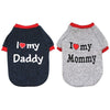 Love Daddy Mommy Hoodie by Furr Baby Gifts Furr Baby Gifts 