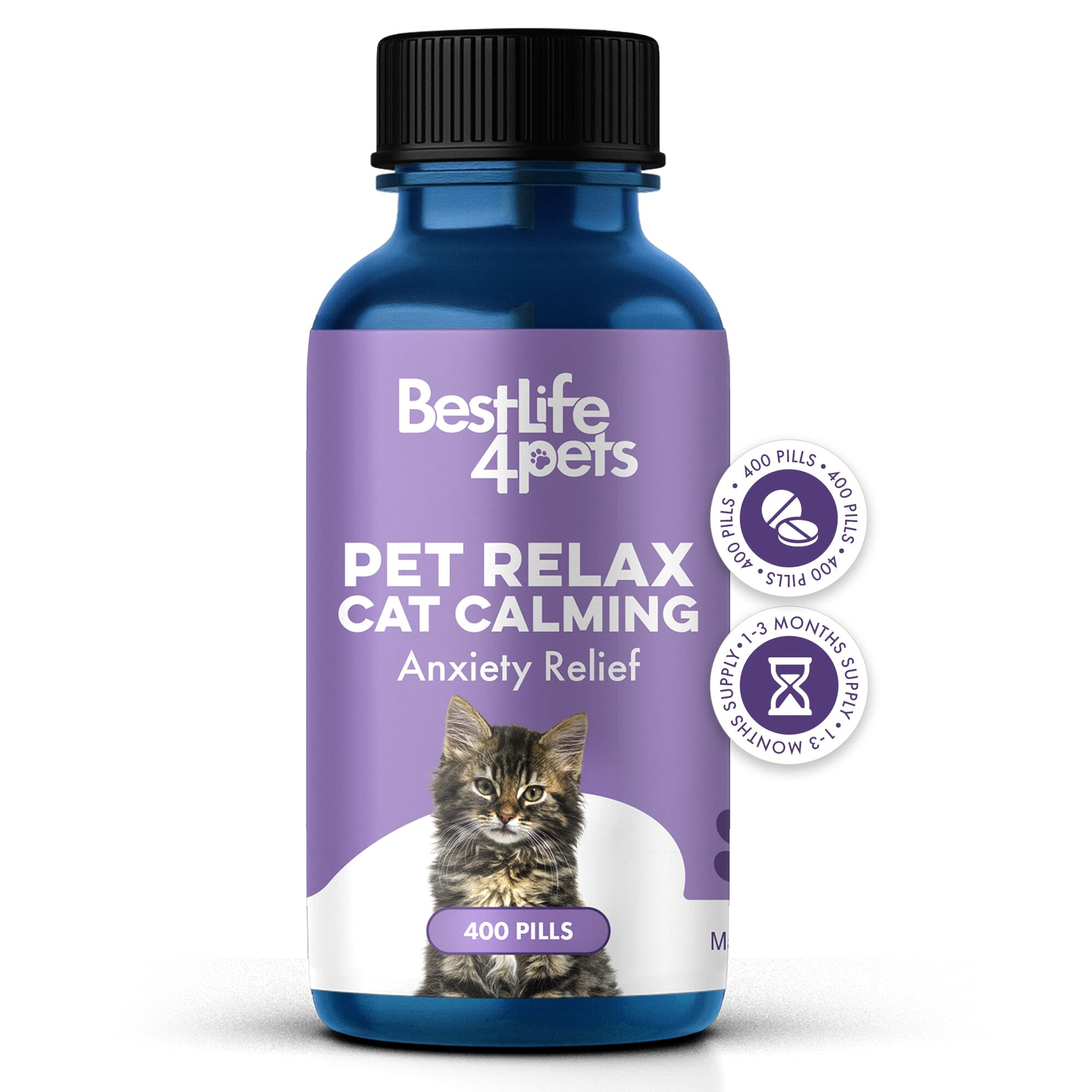 Cat Anxiety & Stress Relief Bundle (Calming & Immune Support) BestLife4Pets 