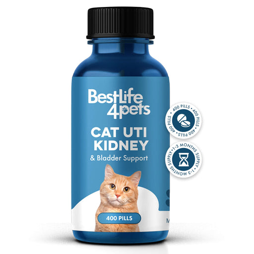 Natural Cat UTI & Kidney Remedy - Reduces Infections and Supports Optimal Bladder Function BestLife4Pets 