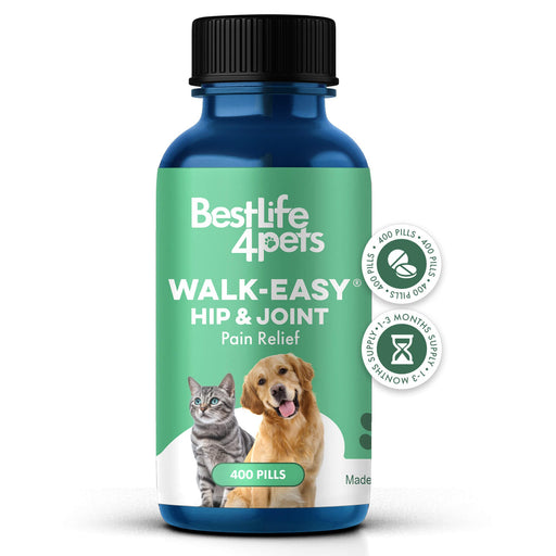 WALK-EASY® Joint and Hip Pain Relief for Dogs and Cats - Helps Arthritis, Torn Ligament and Other Joint Conditions BestLife4Pets 