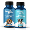 Dog Eye Health & Allergy Relief Bundle (Watery Eyes, Eye Infections, Redness, Itching, Tear Staining) BestLife4Pets 