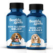 Dog UTI & Bladder Health Bundle (Urinary Tract Infections, Incontinence, Frequent Urination) BestLife4Pets 