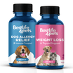 Dog Weight Loss & Hypothyroid Support Bundle (Weight Loss, Thyroid Health) BestLife4Pets 