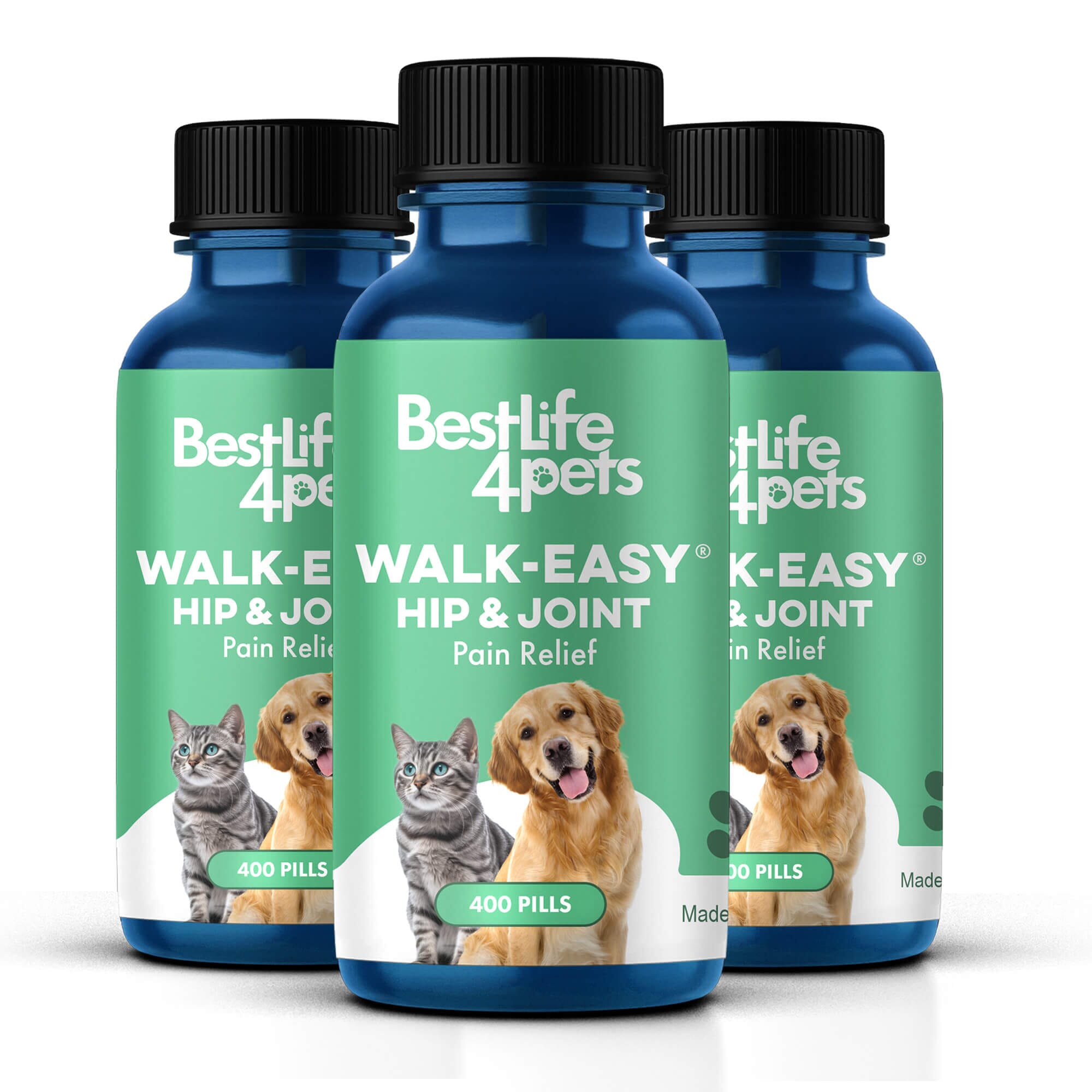 WALK-EASY® Joint and Hip Pain Relief for Dogs and Cats - Helps Arthritis, Torn Ligament and Other Joint Conditions BestLife4Pets 