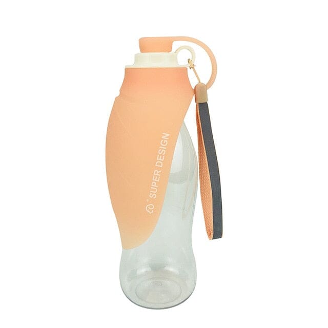 Portable Dog Foldable Leaf Water Bottle / Water Bowl by Dach Everywhere Dach Everywhere Orange 580ML Rest of World 